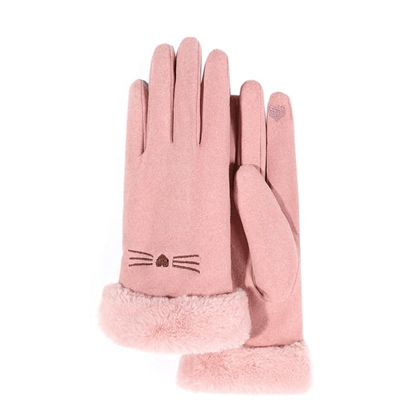 Guantes de invierno para mujer, guantes de pantalla táctil, guantes térmicos de invierno para mujer, guantes de ciclismo con pantalla táctil cálidos 1056