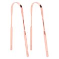 thumbnail image 3 of Raspadores de Lengua Ticfox Acero Inoxidable Forma de U Oro Rosa, 3 of 14