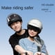 thumbnail image 5 of Casco de motocicleta Protección para vehículos eléctricos Casco de conducción universal para todas las estaciones Casco ligero y transpirable con hebilla rápida, 5 of 5