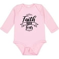 thumbnail image 3 of Inktastic Cancer Awareness Faith Over Fear Boys or Girls Long Sleeve Baby Bodysuit, 3 of 5