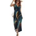 thumbnail image 1 of Cosmic Planet Vestido Sin Mangas Vestidos Para Mujer, Vestido Suelto De Verano 2025, 1 of 5