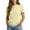 Beige, variant on Kelon Tops for Women Short Sleeve Shirts Crew Neck Business Dressy Spring Summer Fashion Outfits Trendy Clothes, S