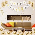 thumbnail image 4 of Crea decoraciones mágicas con helio para tu día especial. Banner de cumpleaños blanco y 5 globos de confeti, 4 of 7