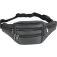 thumbnail image 7 of Fanny Pack Outdoor travel leather Fanny pack,Cowhide Leather Large Size 7 Pockets waist bag.Suitable, 7 of 7
