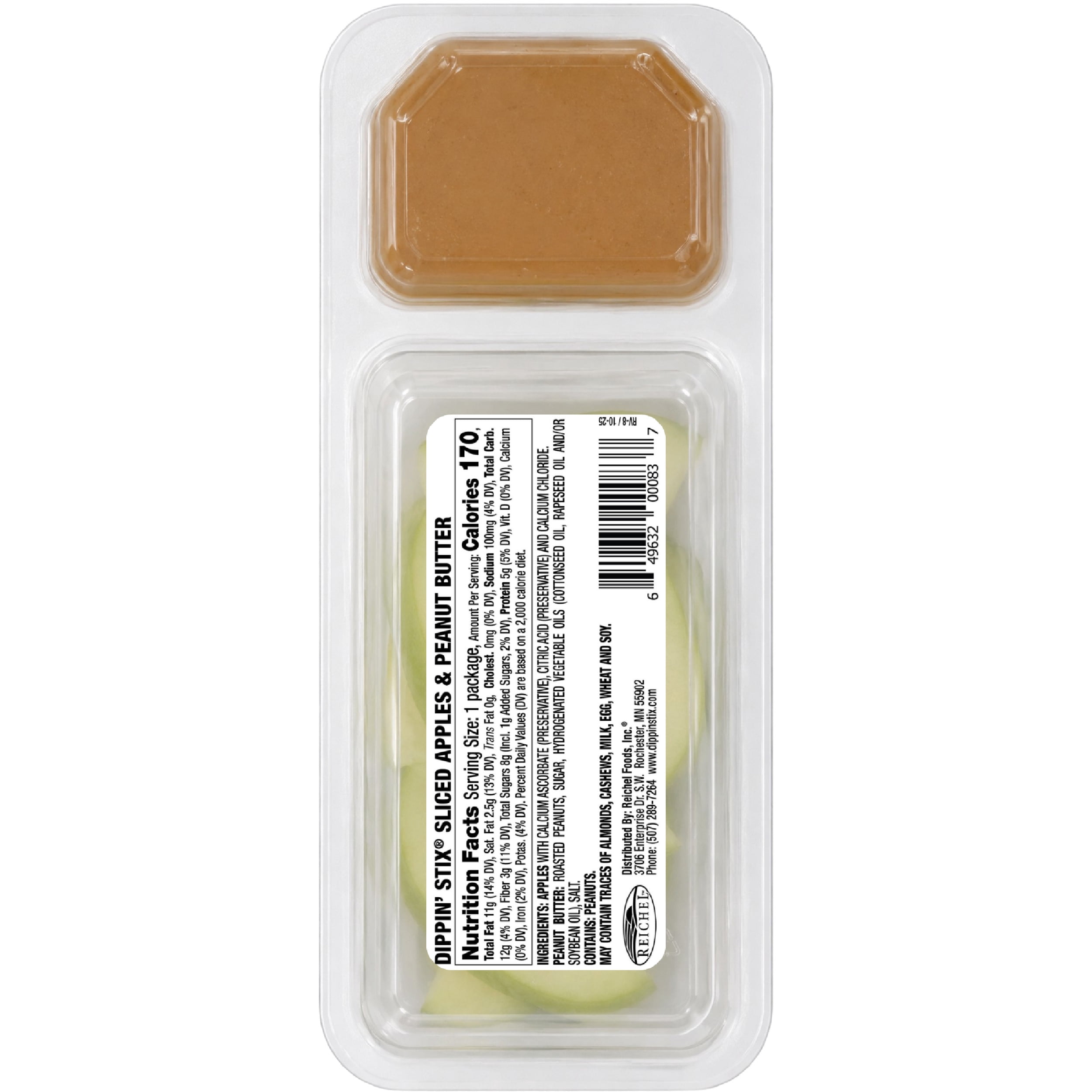 Dippin’ Stix Sliced Apples & Peanut Butter, 2.75oz