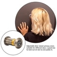 thumbnail image 3 of 1Pack Copper Glass Door Viewer for Front Door Security Wide Angle View Dark Brown 6.5x4Cm, 3 of 9