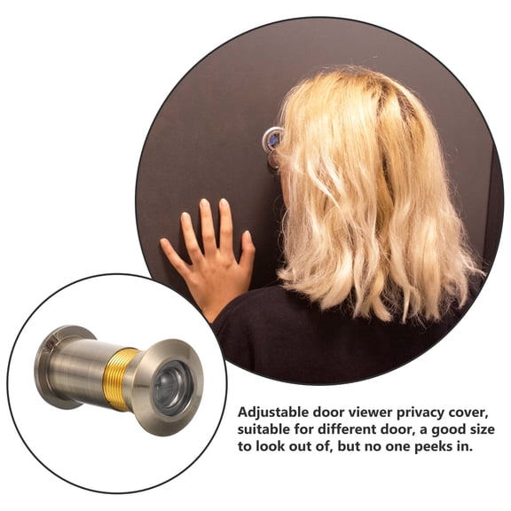 Toyvian Metal Door Peephole Copper 1Pack