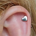 thumbnail image 3 of Tiny Sleeper Plain Half Hoop Huggie Earrings, 3 of 8