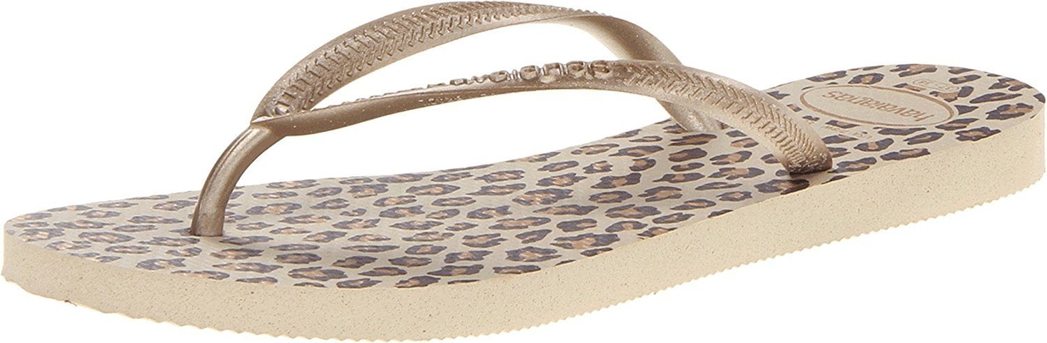 women's animal flip flops