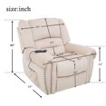 thumbnail image 2 of Topcobe Fauteuil Inclinable Fauteuil Inclinable Power Lift, Banquette-Lit Inclinable pour Salon, Fauteuil Inclinable Loveseat, Beige, 2 of 4