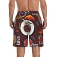 thumbnail image 3 of Naloa A Cup Of Black Coffee On A Saucer Men's Beach Shorts, Surfing shorts, Swim trunks, Quick Dry Swim Trunks for Surfing Beach Fun - X-Large, 3 of 9