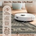 thumbnail image 6 of Design&I 5'x7' Washable Area Rug Beige Muted Boho Greige Latte Repeating Balanced Artwork Farmhouse for Guest Room, Lounge, Apartment, Flatweave & Daily Traffic Ready, 6 of 7