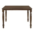 thumbnail image 2 of ACME Table Carrée en Bois de Comptoir en Noyer Dylan, 2 of 6