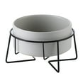 thumbnail image 3 of Pet Bowl Ceramic Neck Protection Spill-proof Cat Bowl Cat Water Bowl with Stand, 3 of 8