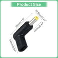 thumbnail image 2 of Uxcell USB 3.1 Type-C Female to DC Male Adapter, 15V Type C to DC4817 4.8x1.7mm Elbow Adapter for PD Power Bank PD Source Notebook Laptop Tablet, 2 of 6