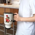 thumbnail image 2 of 3drose, Silly Canadian Hockey Beaver, 14oz Stainless Steel Travel Mug, 2 of 3