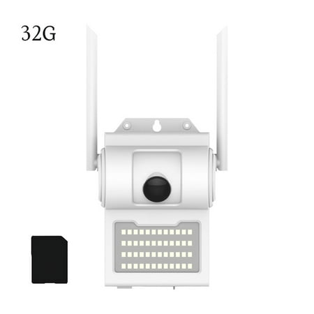 

Security Camera Outdoor 24-hour Recording Night Vision IP66 Waterproof Motion-Activated Light and Cam 32G RAM
