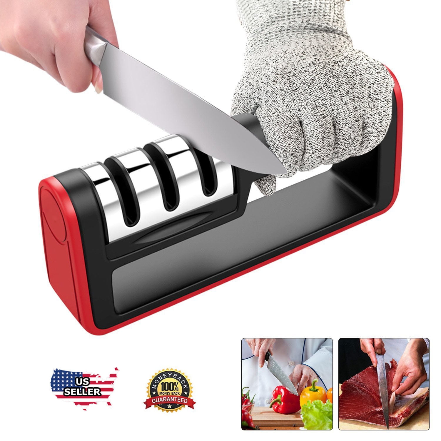 knife sets with sharpener