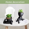thumbnail image 2 of 3 Plantas Suculentas Artificiales CHAO Macetas Humanoides Creativas, 2 of 5