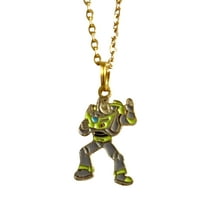 Buzz Lightyear Cartoon Character Figure Enamel Metal Pendant Necklace