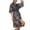 Grey, variant on SWSMCLT Women's Bridal Bath Robe Bridesmaid Bathrobe Chic Autumn Loungewear Deep V Neck Comfy Calf Length Burgundy Medium