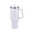 White, variant on Muka 40 Ounce Tumbler with Handle and Straw, Powder Coated Vacuum Insulated Travel Cup-White