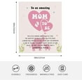 thumbnail image 5 of Mom to Be Gifts, New Mom Gifts, First Time Mom Gift, Pregnancy Gifts for Expecting Mom, Postpartum Gift for New Moms After Birth, Mom to Be Gift for 1st Time Mom 2024 Blanket 60"X50", 5 of 6