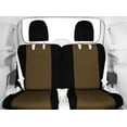 thumbnail image 2 of CalTrend Rear 50/50 Split Bench SportsTex Seat Covers for 2004-2009 Chrysler/Dodge Aspen|Durango - DG230-06GA Beige Insert and Trim, 2 of 3