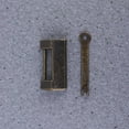 thumbnail image 3 of HEMOTON 4 PCS Key Alloy Padlock Vintage Padlock Chinese Antique Padlock 3X1.5cm, 3 of 8
