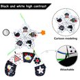 thumbnail image 4 of Baby Toys 0-6 Months, Tummy Play Time Pillow with Crinkle Mat & Teethers, Black and White High Contrast Baby Toys with Mirror, Montessori Sensory Crawling Toy for Infant Newborn Toddler, 4 of 6