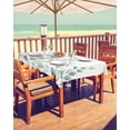 thumbnail image 2 of Fsddascl Sage Green Botanical Outdoor Tablecloth - 60x120 Inch Rectangle Dining Table Cover, Pastoral Leaf Watercolor Waterproof Outdoor Table Cloth with Umbrella Hole & Zipper for Picnic/Patio, 2 of 7