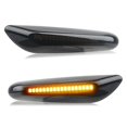 thumbnail image 1 of For 328i E90 E91 E92 E93 E46 E60 Smoked LED Side Marker Light Sequential Turn Signal Lamp X2, 1 of 5