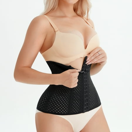 

KUMAYES Waist Trainer for Women Weight Loss Girdle Tummy Cincher Underbust Corset Sport Workout Body Shaper