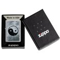 thumbnail image 5 of Zippo Yin Yang Design Street Chrome Pocket Lighter, 5 of 6
