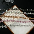 thumbnail image 4 of XmhyTop-A 1 Yard Rhinestone Chain Trim Sparkling Sewing Rhinestone Accessories for Clothing Decoration,Wedding Craft Embellishment,Style B,Pink, 4 of 4