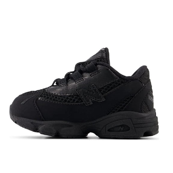 Toddler's New Balance 1000 Bungee Lace Black Black (IV1000BK) - 9