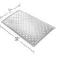 thumbnail image 2 of Silver Spring 2-5/8in High Aluminum Threshold Ramp, Punch Plate Surface, 16in L x 32in W, 2 of 2