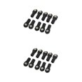 thumbnail image 4 of Tholdsy Paquete de 10 1/10 1/8 Control remoto M4 Rod Ball Link Joint Car-styling Model Vehicle Balls Head Replacement para Axial SCX10 Tipo 2 2Conjunto, 4 of 6