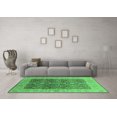 thumbnail image 3 of Ahgly Company Indoor Round Oriental Emerald Green Industrial Area Rugs, 3' Round, 3 of 4