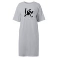 thumbnail image 4 of Vestido holgado informal de verano con estampado floral para mujer - Vestido largo tipo camiseta de manga corta, ligero, para todas las ocasiones, 4 of 4