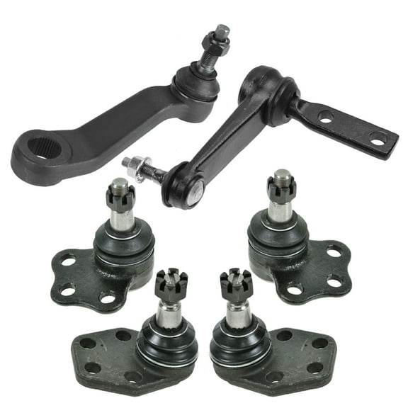 TRQ Steering Suspension Kit Set of 6 Balljoint Idler Arm Pitman Arm for Ram PSA59167