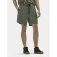 thumbnail image 2 of No Boundaries Soft Fleece Jogger Shorts, 6" Inseam, 2-Pack, Men's and Big Men's, 2 of 7