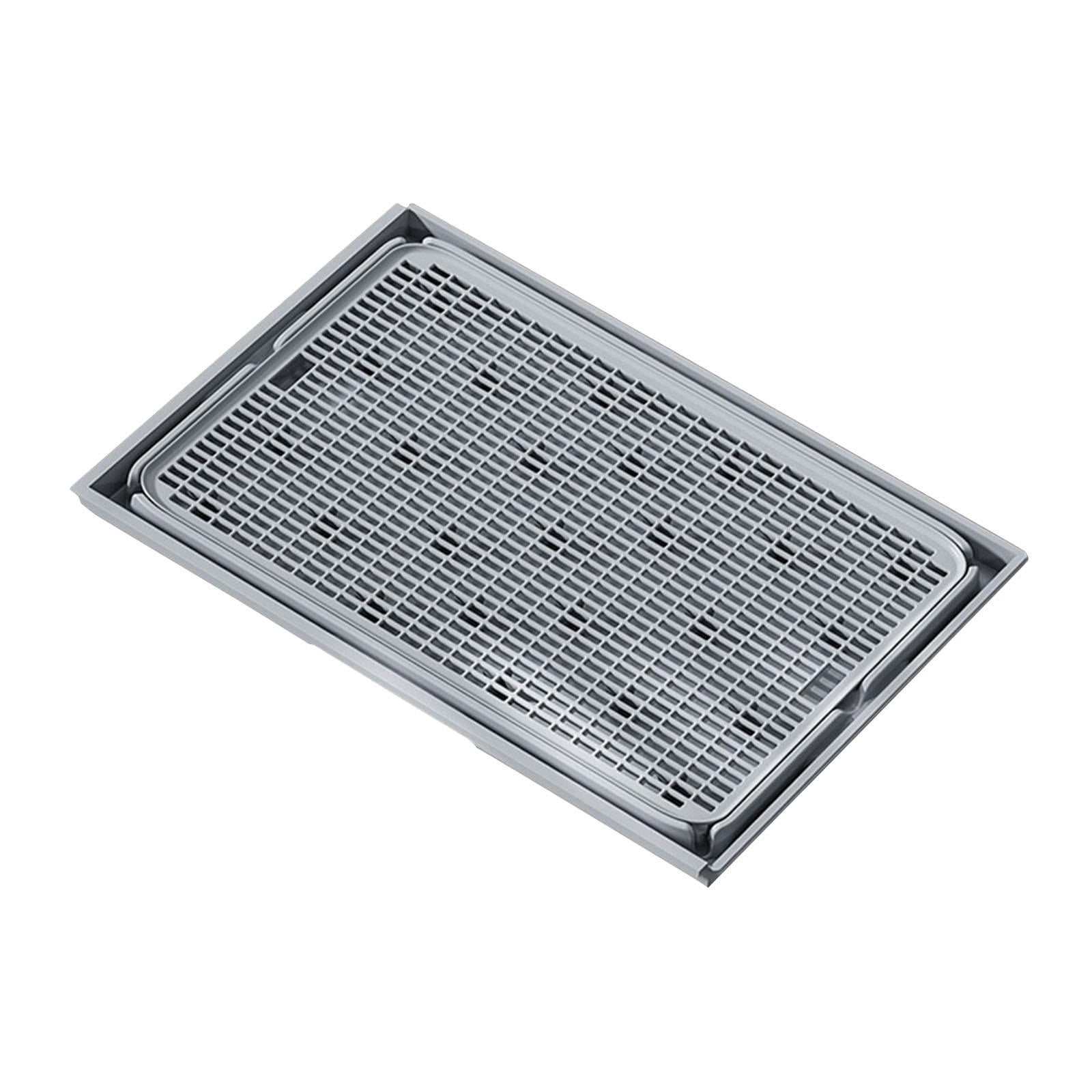 FITYLE Cat Litter Mat Cat Litter Pad Sturdy Lightweight Litter Boxes Mat Cat Litter Catcher Mat Easy Clean Kitty Litter Trapping Mat Light Gray