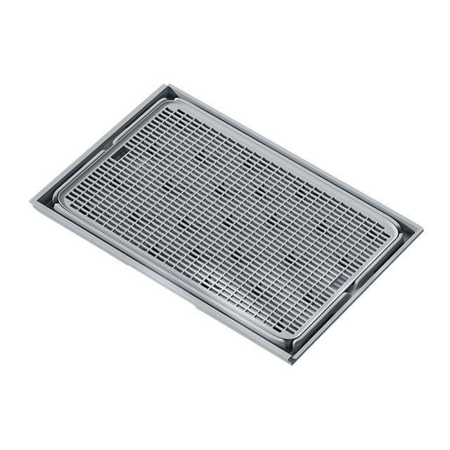 kurtrusly Cat Litter Mat Kitty Litter Mat Trapping Litter Mat Lightweight Kitty Sturdy Light Gray 42x28.5x2cm