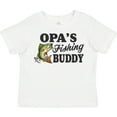 thumbnail image 3 of Inktastic Opa's Fishing Buddy Boys Toddler T-Shirt, 3 of 5
