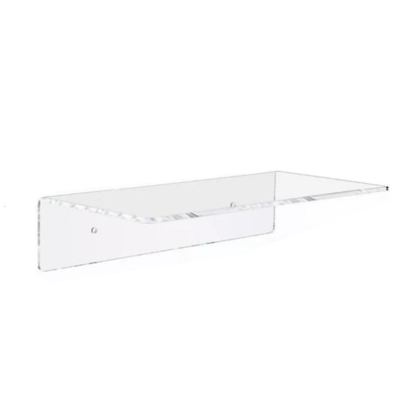 hejhncii Record Wall Shelf Acrylic Floating Shelves Clear Display Shelves Wall Mounted
