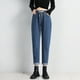 thumbnail image 1 of WILLBEST Jeans Mujer Pantalones Vaqueros Rectos de Cintura Alta para Mujer, Pantalones Vaqueros Elásticos, Pantalones Retro Cortos, Estilo Harlan Liso, Ajuste Cómodo, Diseño de Bolsillo Mediana, 1 of 7