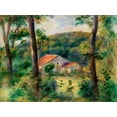 thumbnail image 2 of Renoir, Pierre-Auguste 32x25 Gold Ornate Wood Framed with Double Matting Museum Art Print Titled - Environs of Briey 1899, 2 of 4