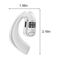 thumbnail image 3 of Oggfader Wireless Earbuds Open Ear Wireless Bluetooth 5.3 Ear Business Sports Music Call Noise Reduction Long Battery Life Bluetooth Wireless Earphones White, 3 of 9