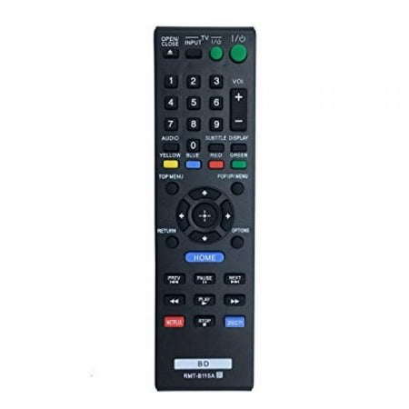 Ld Player vinabty new rmt-b115a replaced bd blu-ray remote fit for sony dvd player bdp-s480 bdp-580 bdp-s2100 bdp-s570/wm bdp-bx57 bdp-bx2 bdp-s470 bdp-s760 bdp-s360 bdp-s560 ()
